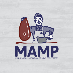 MAMP logo on grey wood background